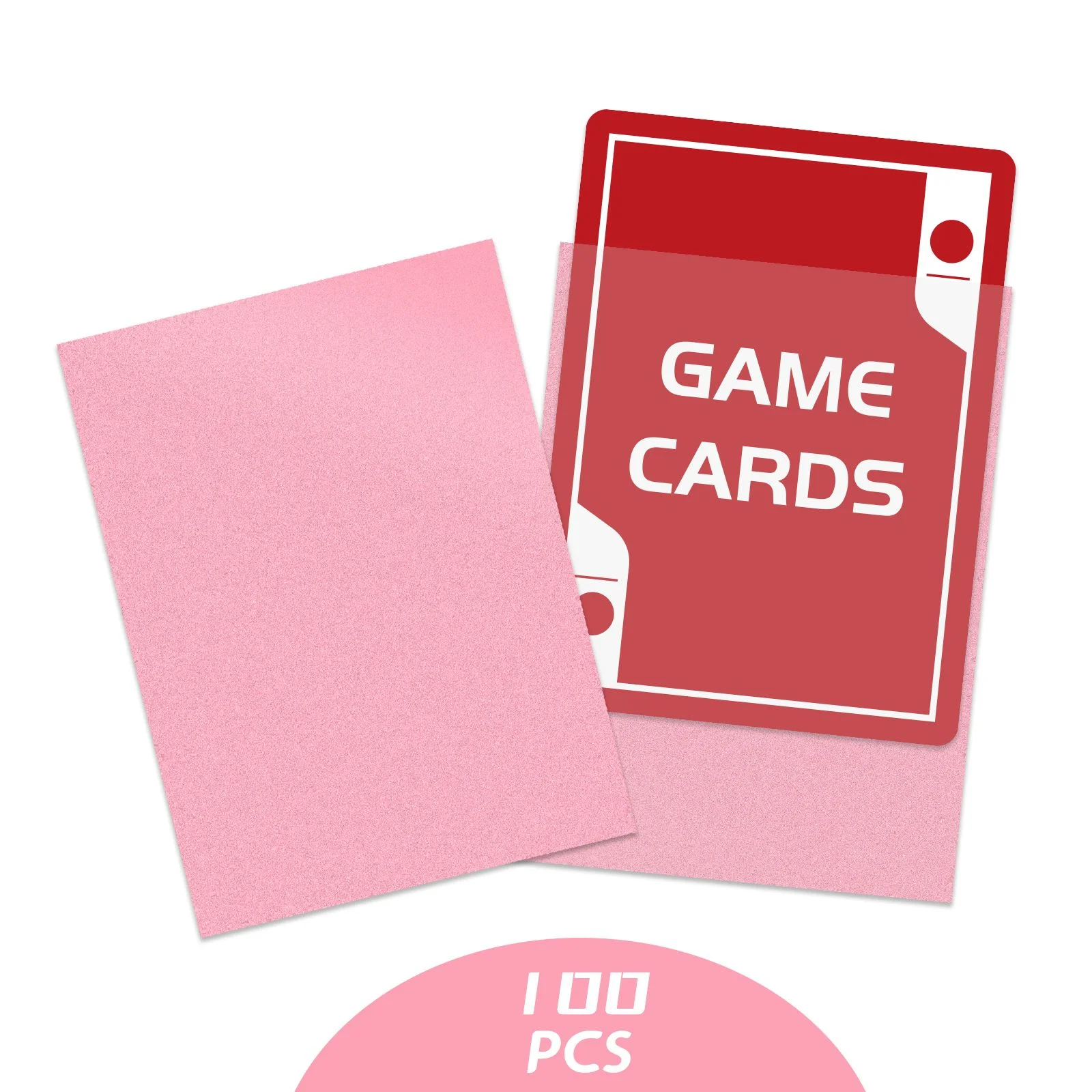 100 Stück Kartenhüllen für TCG, matte Kartenhüllen für Sammelkarten in Standardgröße, kompatibel mit Magic Yugio und CCG-Karten 6691