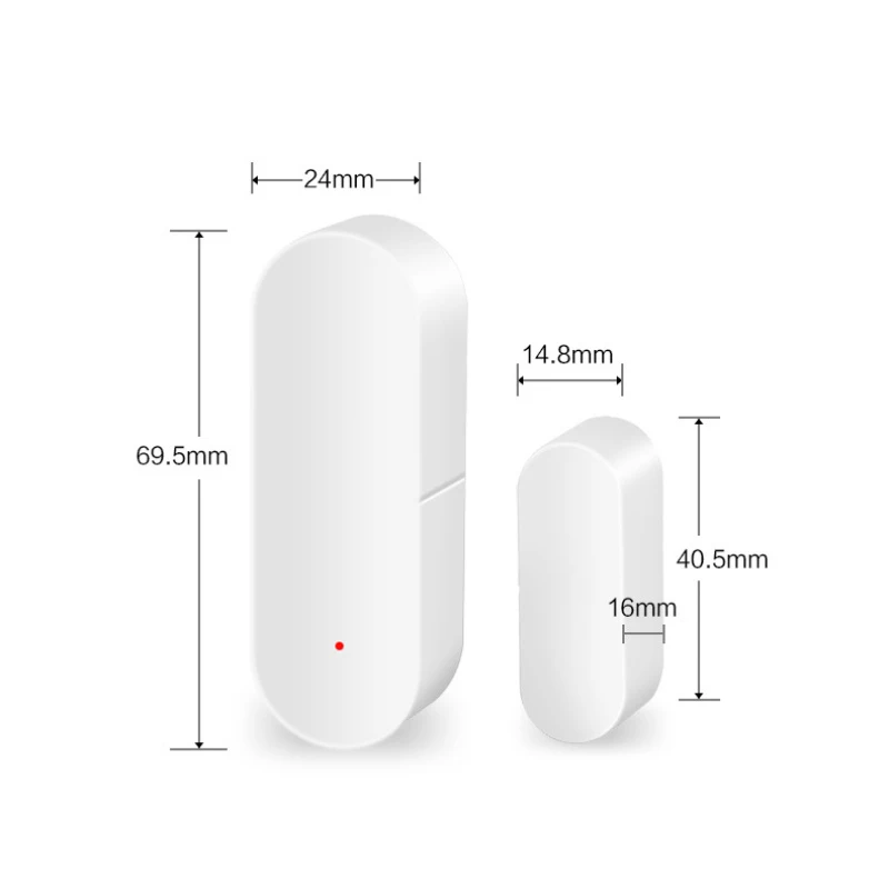 Tuya Smart WiFi Door Sensor Door Open / Closed Detectors Smart Home Security Protection Work with Smart Life Alexa Google Home