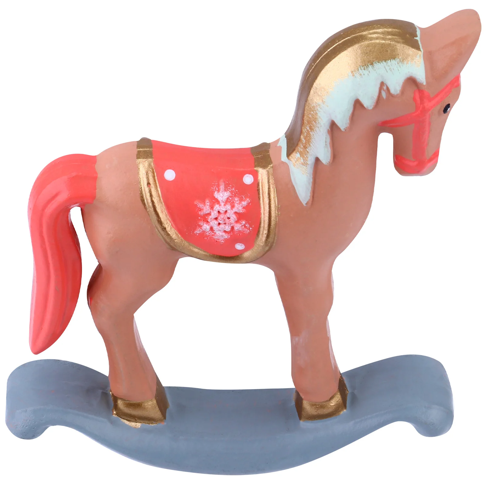 

1Pcs Christmas Wooden Horse Shaped Ornament High Quality Eco Friendly Material Safe Lightweight Exquisite Craftsmanship