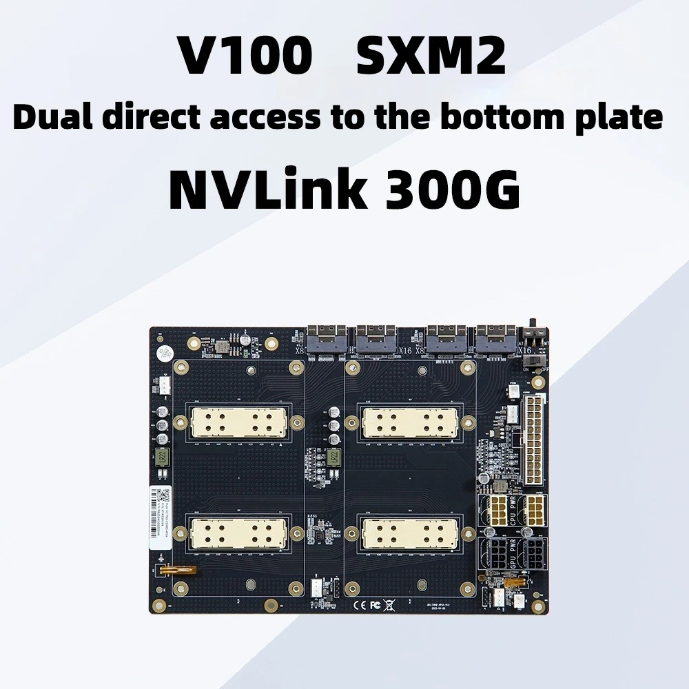 

Видеокарта V100 Sxm2 300g Интегрированная плата адаптера Nvlink Lite Dual Card Sxm2 Plx8749