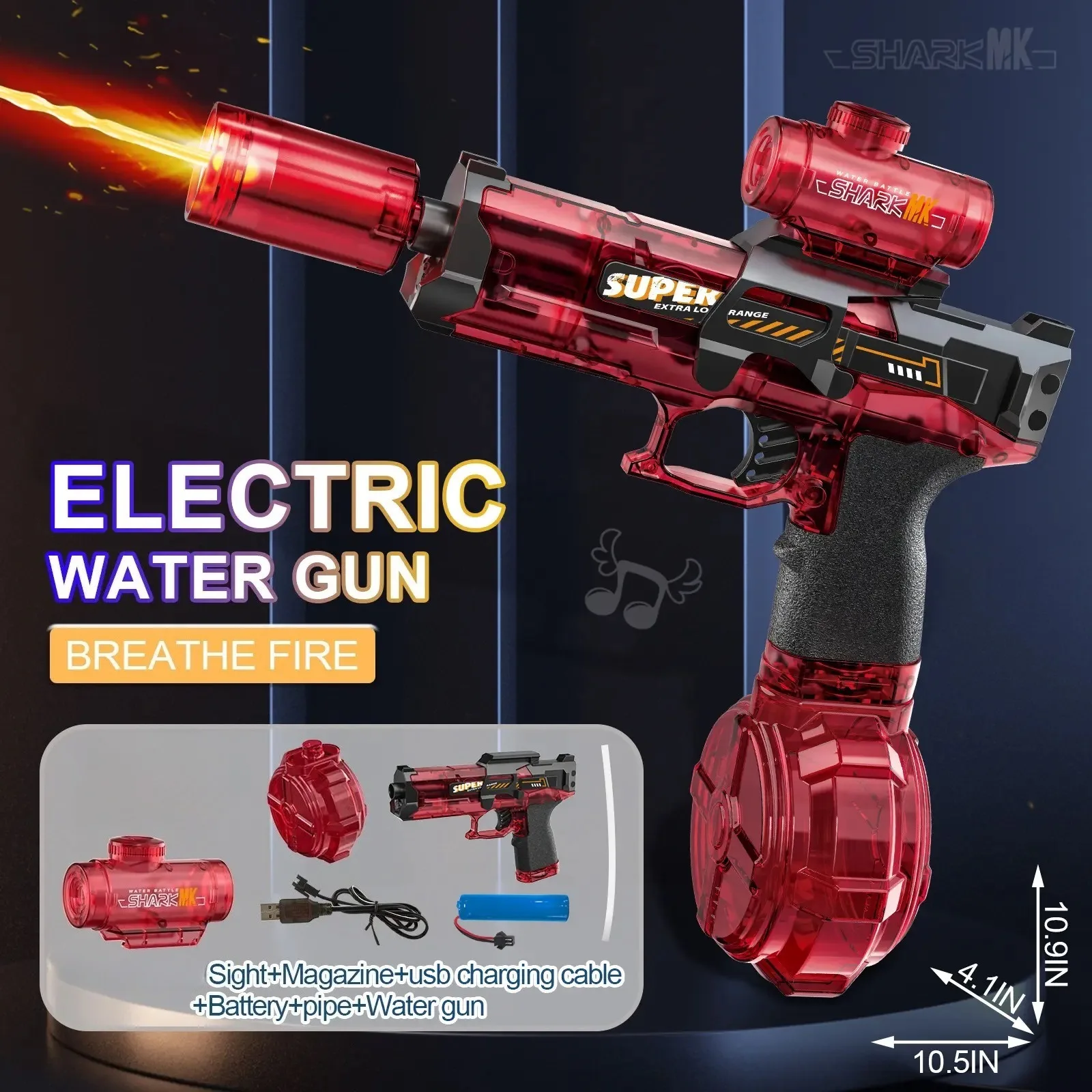 Kinderen Hogedruk Elektrisch Waterpistool Speelgoed Zomer Buiten Strand Zwembad Tuin Strijd Games Kinderen Automatische Uitbarstingen Watergun Geschenken
