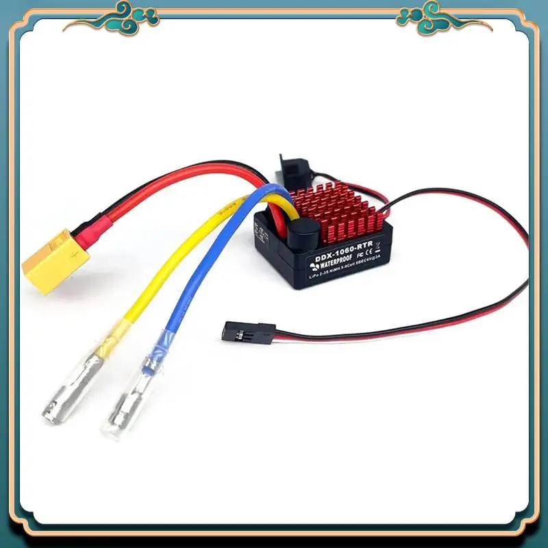(جديد) - مقاوم للماء 60A ESC WP-1060-RTR وحدة تحكم إلكترونية في السرعة BEC 5V/2A لشاحنة سيارة RC 1/10 540 550 محرك RC