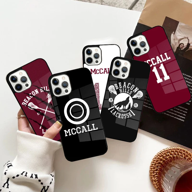 Teen Wolf Scott McCall logo Strong Magnetic for iPhone 15 16 14 13 Pro Max 11 12 Mini Magsafe Wireless Charging Cover