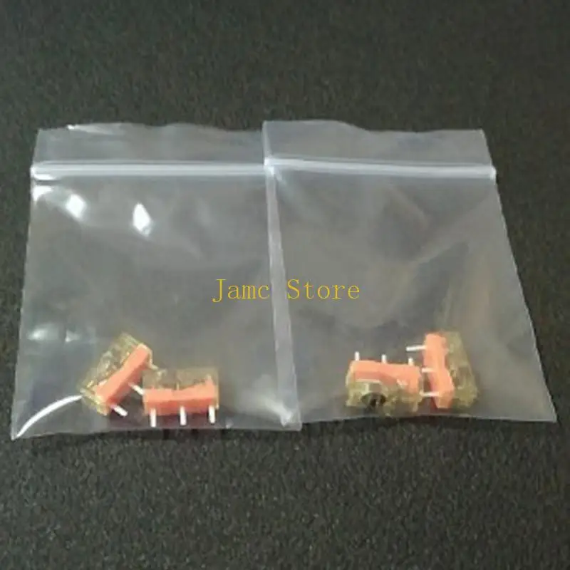 LX0B 2Pcs TTC Dustproof Gold Mouse Micro Switch 3pin Gold Contactor 80m 80 Millions TTC Gold Micro Button