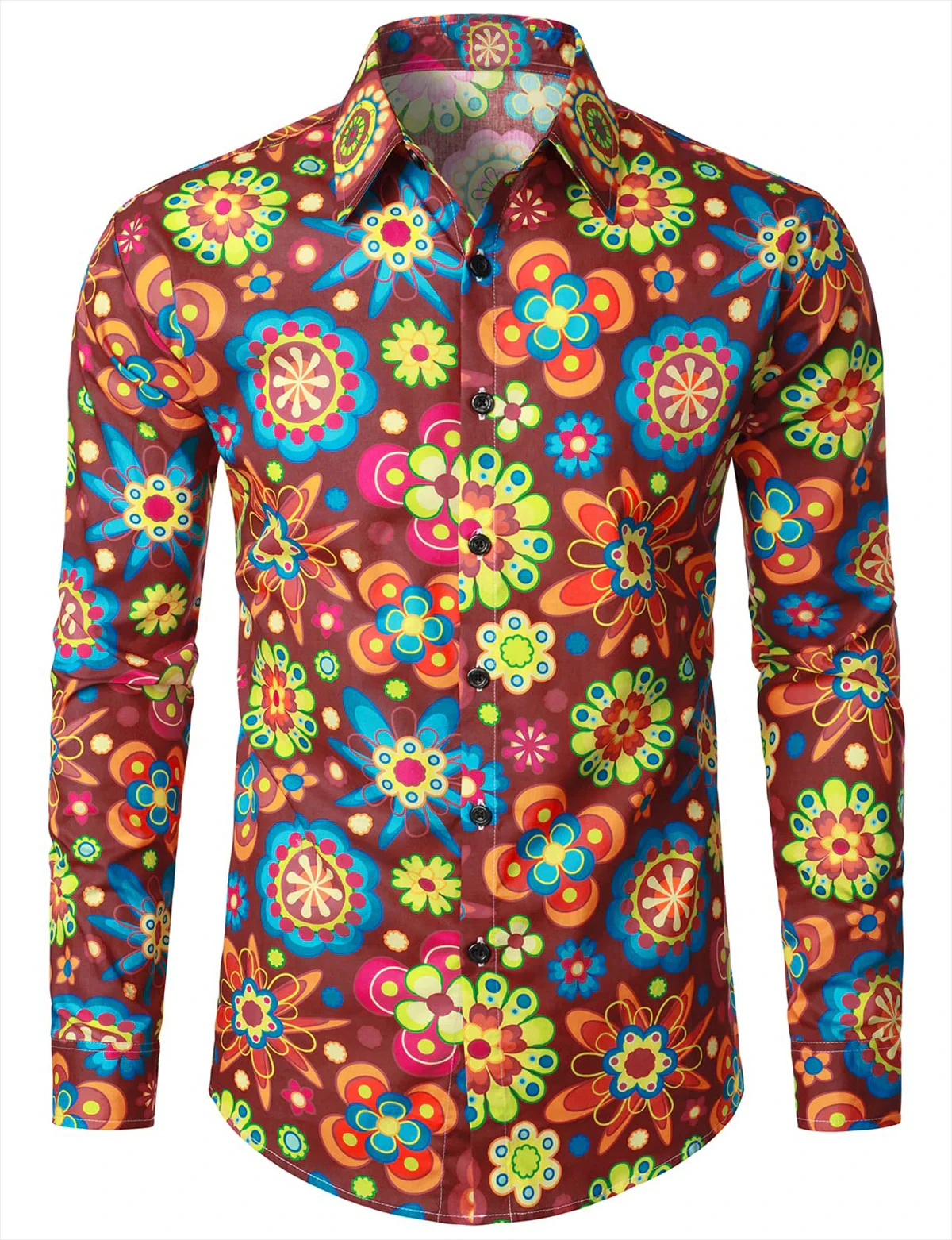 

Men's floral shirt formal shirt long sleeve fashion casual vacation summer spring autumn daily wear lapel 3d print button shirt