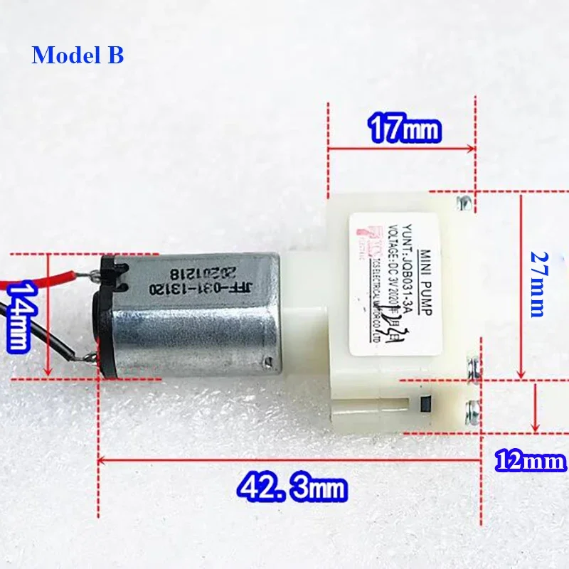 DC 3V KOGE KPM14A Pompe à pression d\'air/TCS Pompe à air JQB031-3A DIY Müntirc Sang Sphygmomanomètre/Aquarium/Eau de poisson précieuse