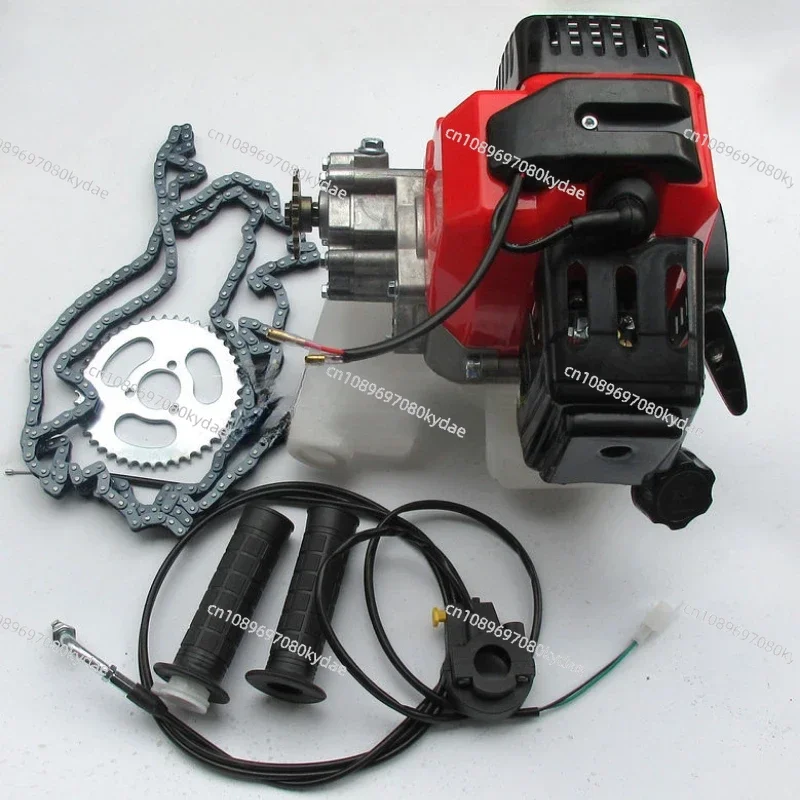 49cc 2 Stroke Power Engine Kit DIY Bicycle Modified Motor Assembly Cycling Refit Replacement Parts