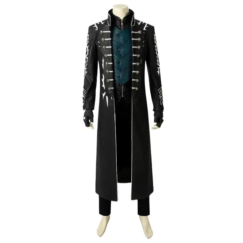 Teufel kann weinen 5 erwachsene Frau verkleiden Vergil Cosplay Anime Cosplay Frauen Kostüme Halloween Kostüm Figuren Männer Custumes Kind