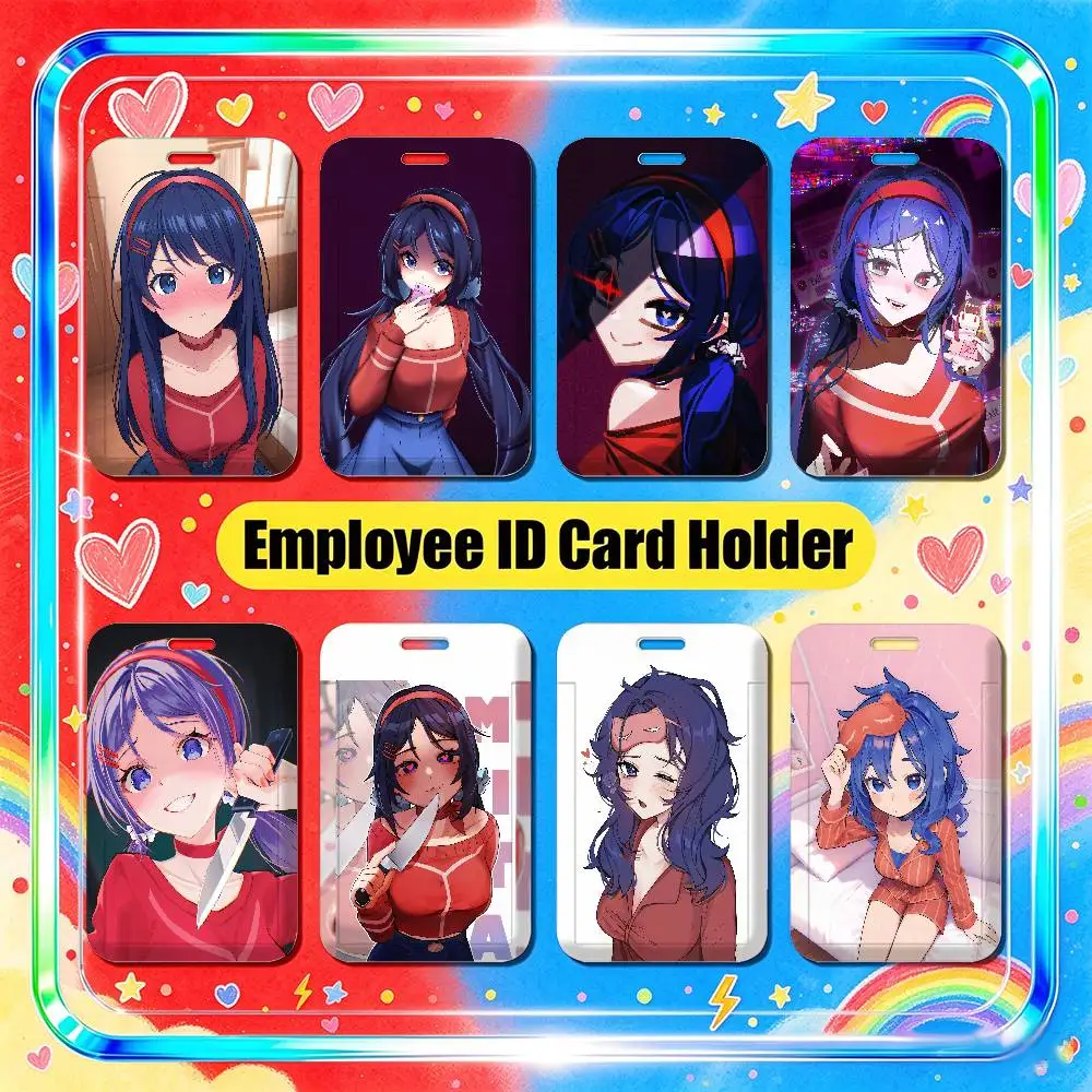 For MiSide Mita Employee ID Card Holder Office Work Student Bank Credit Decoration Case Badge