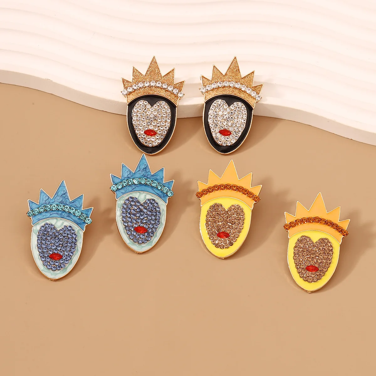 New full diamond temperament light luxury versatile trend earrings stud earrings Yiwu jewelry