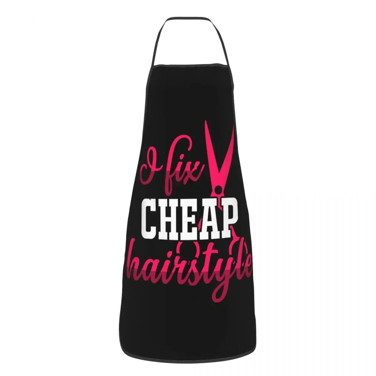 Unisex I Fix Cheap Hairstyle Bib Apron Adult Women Men Chef Tablier Cuisine for Kitchen Cooking Hairdresser Haircut Painting