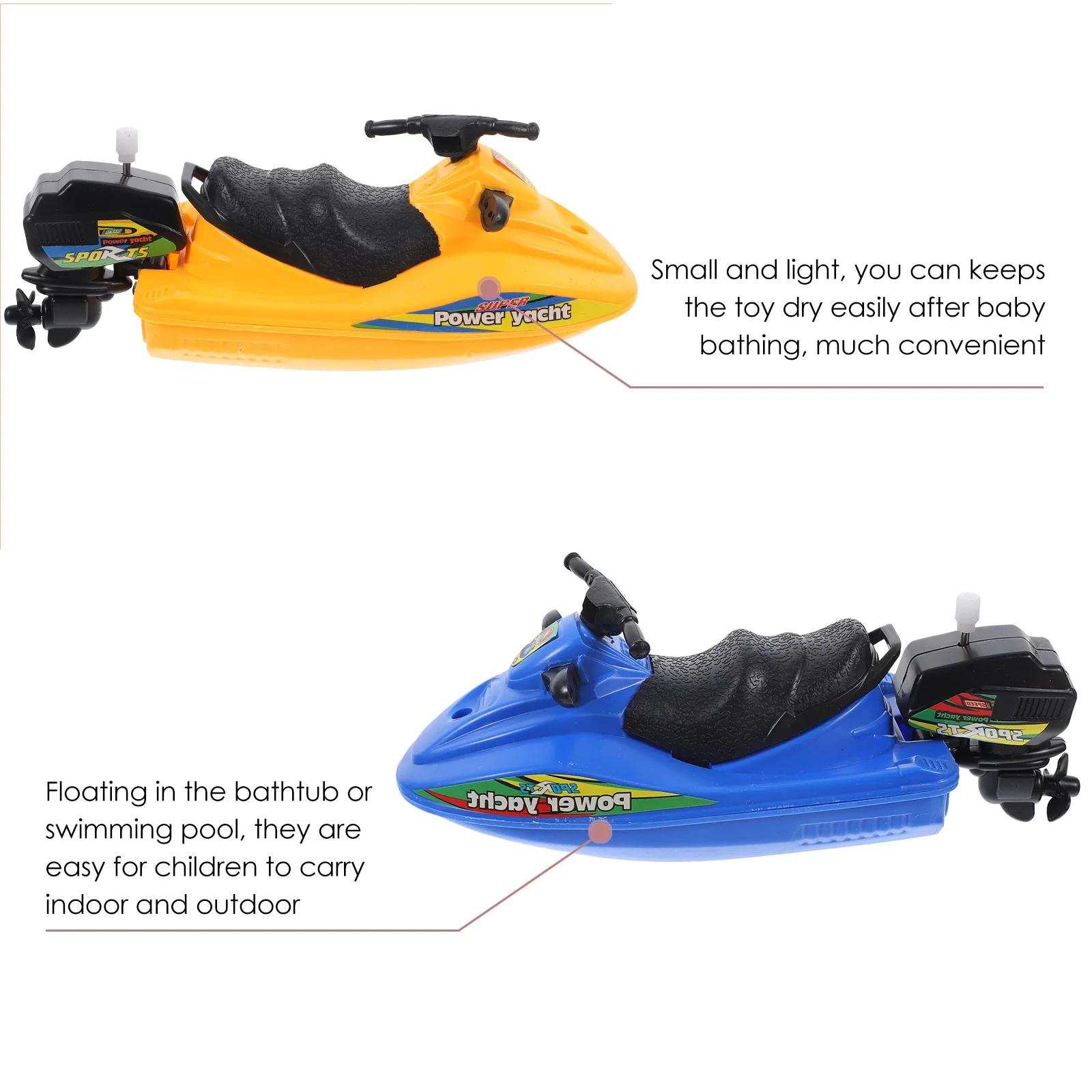 Barco de juguete con mecanismo de relojería para niños, barcos para bañera, Color aleatorio, juego flotante, ducha de plástico, juguete de piscina para niños pequeños, 3 uds.