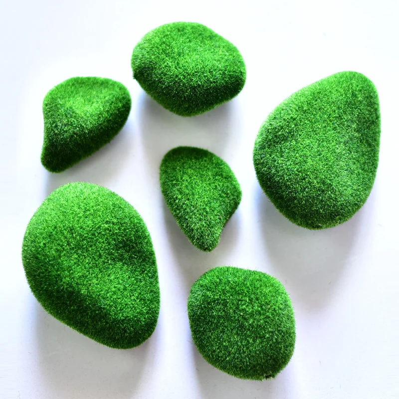 Ant Farm Decoration Artificial Mini Moss Stones Ant Nest Tool Ant House Accessories for Pet Anthill Micro-Landscape Decoration