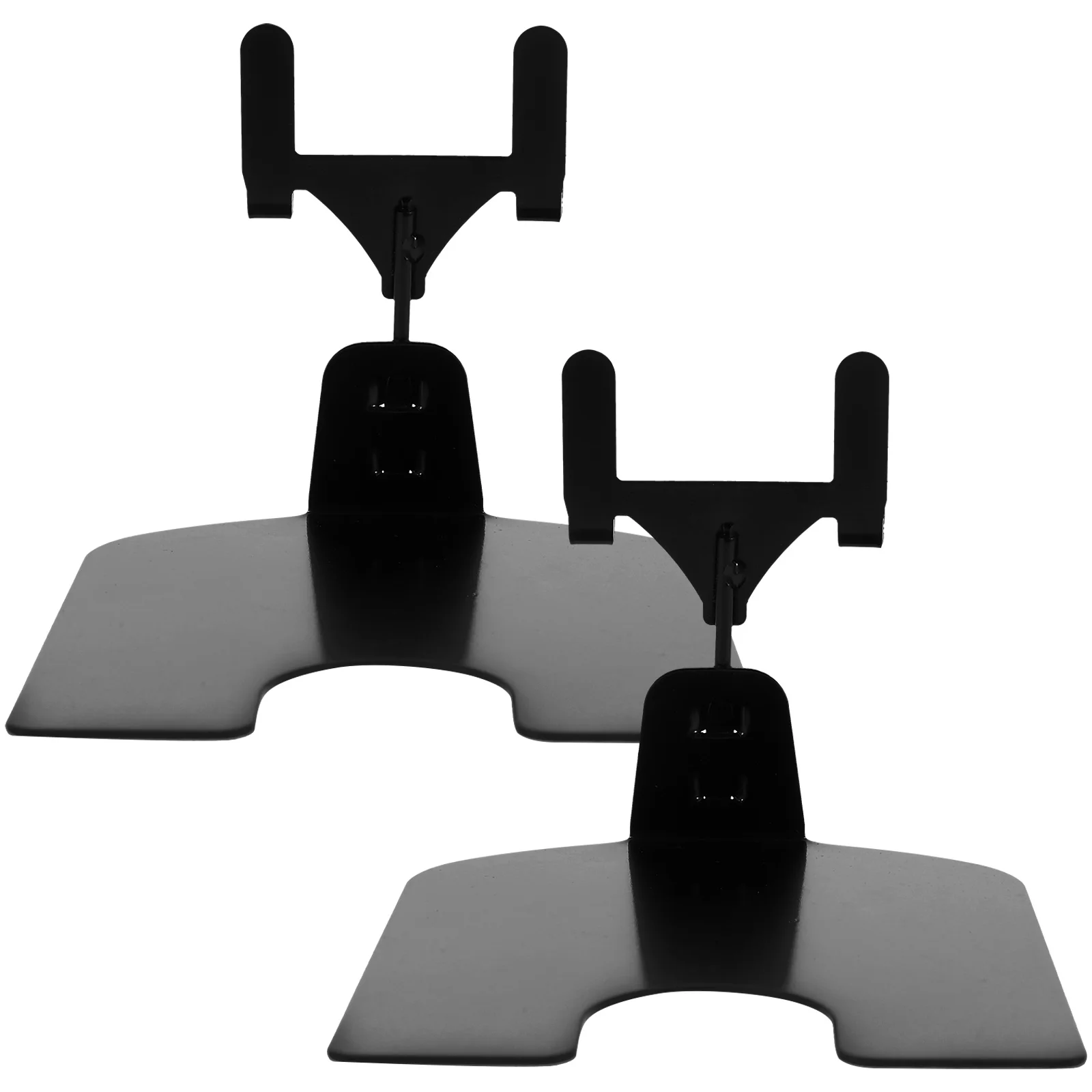 

2PCS Metal Business Card Holders Black 5cm Fork Type Signage Price Tags Label Holders Desk ganizers Storage Bins