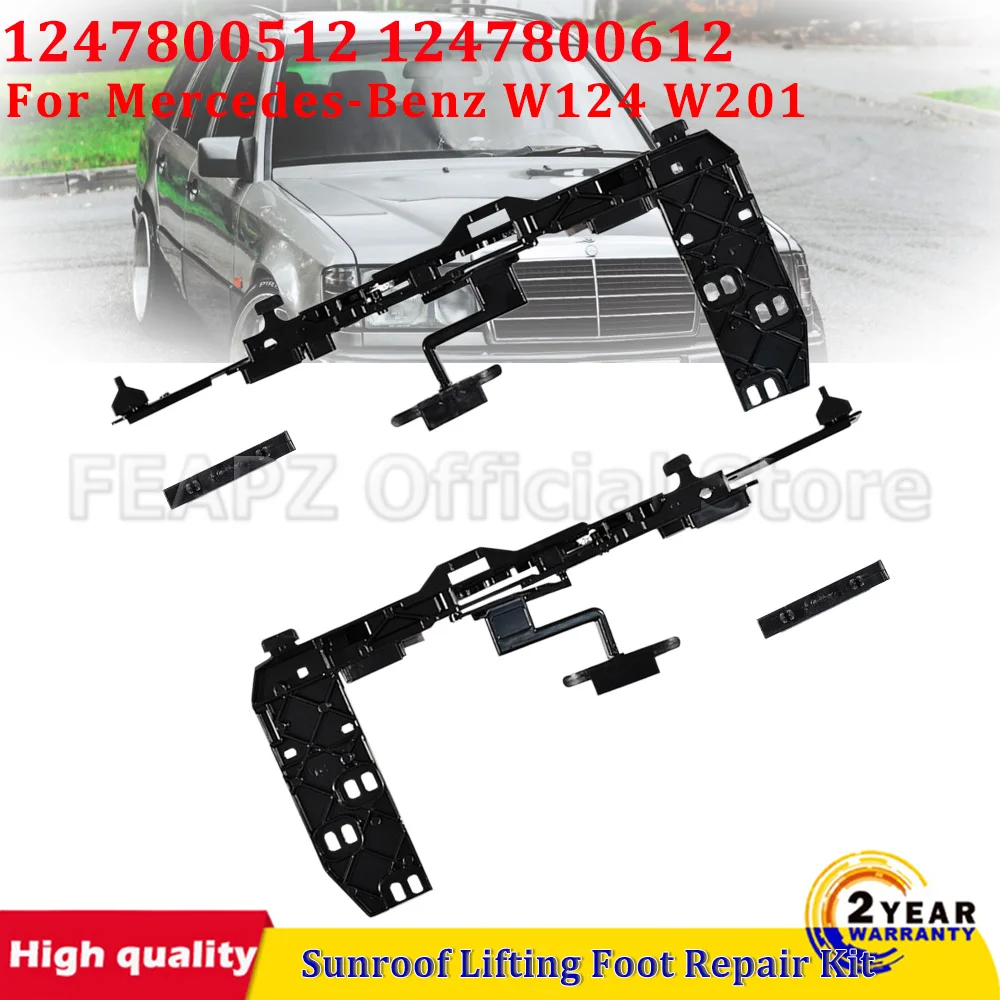 

Sunroof foot Lifting Angle Mechanism Linkage Bracket Kits 1247800512 1247800612 For Mercedes-Benz W124 W201 Car Accessories