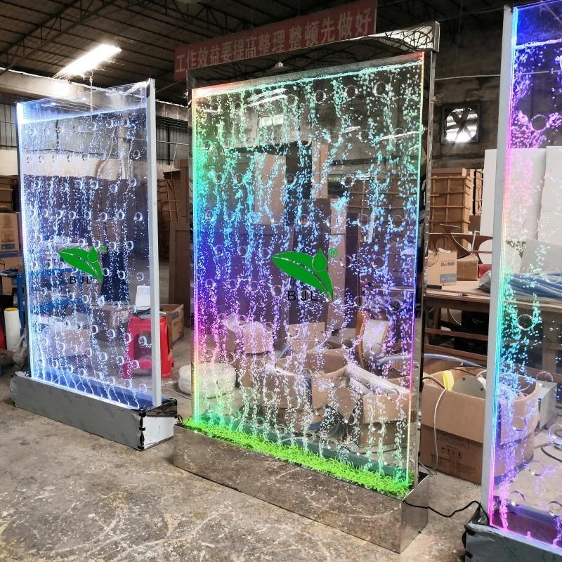 Customized. hotel restaurant project customized changing color LED light acrylic bubble panel wall