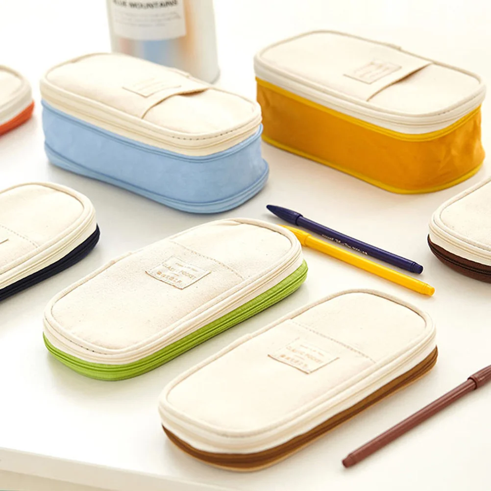 

Multifunctional Pencil Case Pouch Kawaii Marker Carrying Bag Crayon Organizer Aesthetic Office Stationery Storage