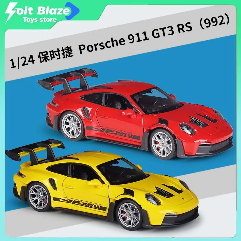 

WELLY 1/24 Porsche 911 Turbo 918 Spyder 356A Speedster Convertible Version Taycan Turbo S Car Models Model Car Collection Gifts
