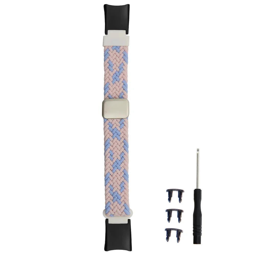 

Quick Release Braided Nylon Strap + Magnetic Buckle For Honor Band 5 4 Bracelet Washable Sport Smart Watch Loop Band Man Woman