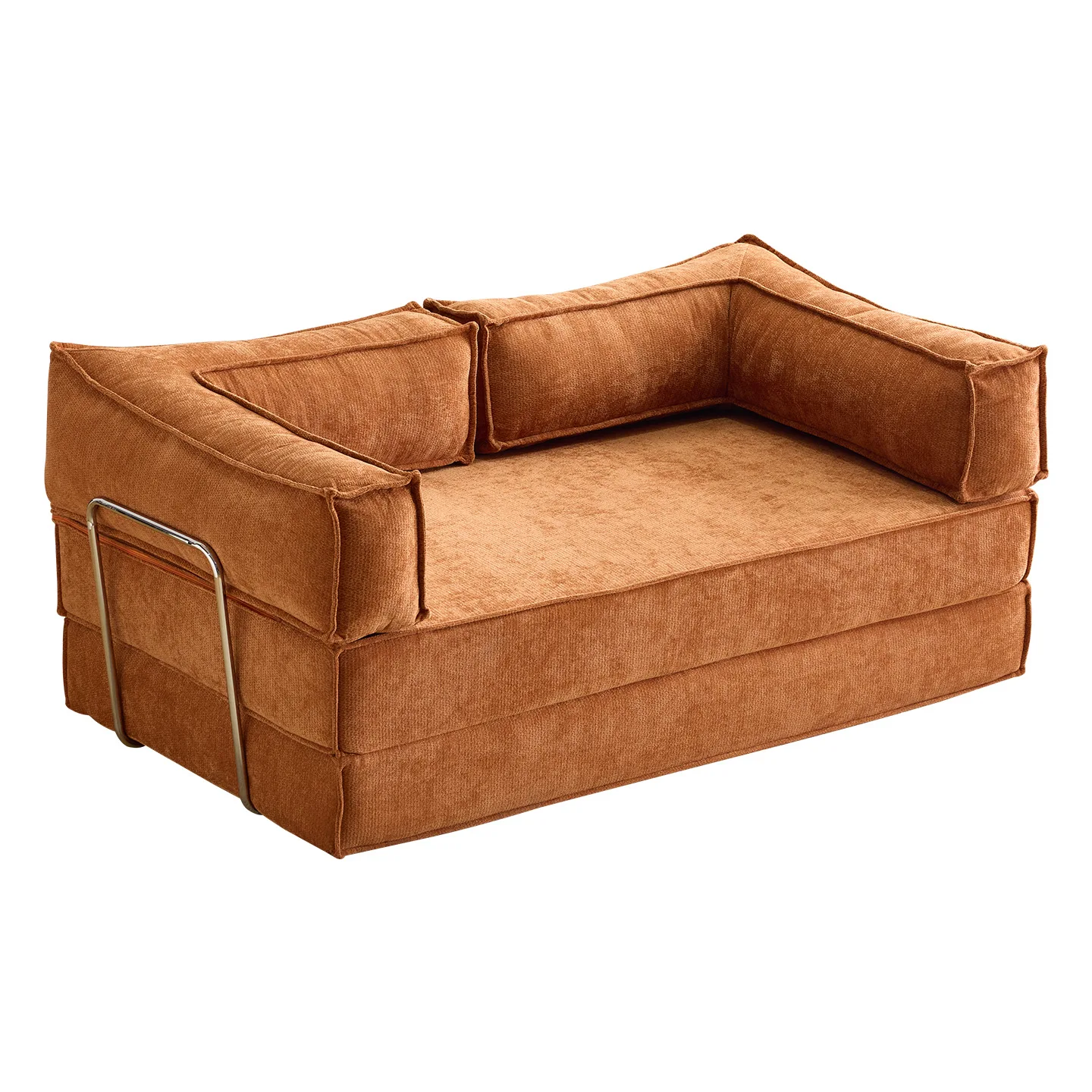 

Fabric sofa living room small apartment rental house single double compression sofa dismantling and washing integrated