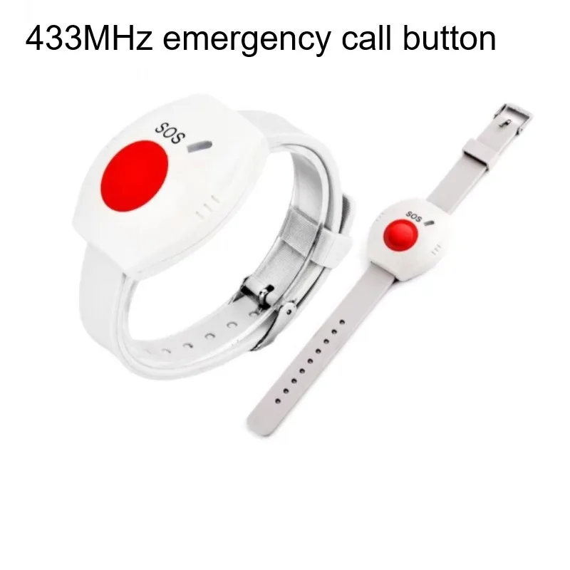 Wrist Watch RF433MHz Remote Control Transmitter Watch Type Call Button Wireless Remote Control SOS Emergency Button