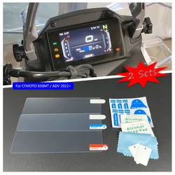 Motorcycle Accessories For CFMOTO 650MT 650 MT ADV Adventura Cluster Anti Scratch Meter Film Dashboard Cover Screen Protector