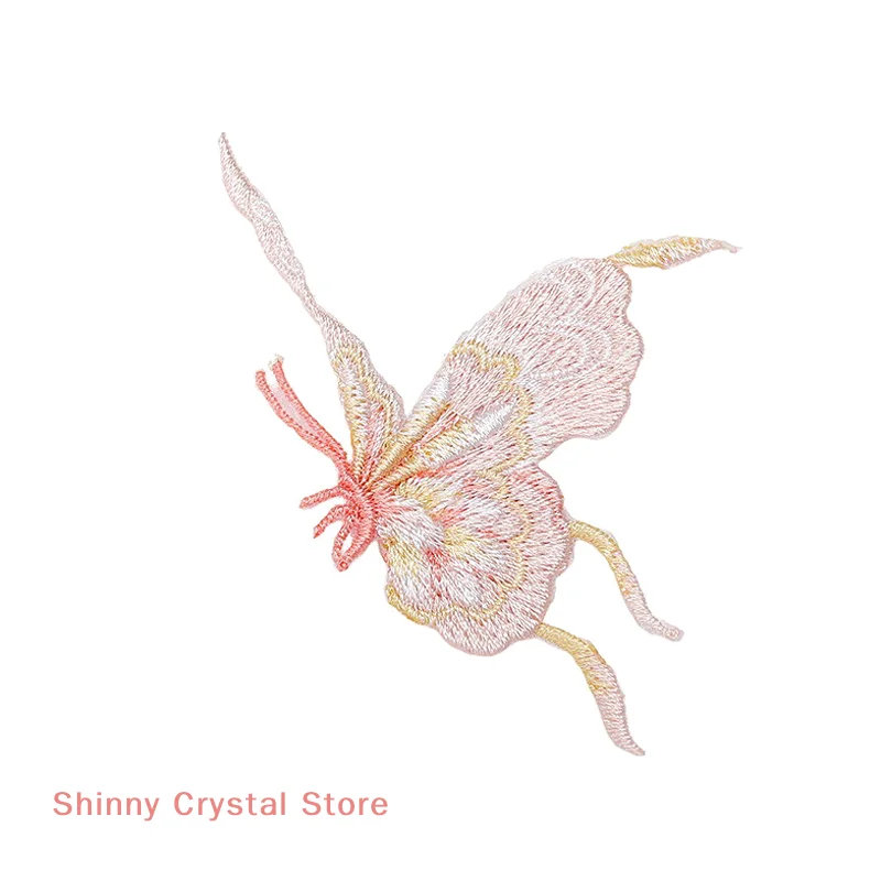 رائعة الصينية التقليدية الفن فراشة شارة مطرّزة شيونغسام هانفو حقيبة ملابس DIY بها بنفسك الديكور الكي للملابس