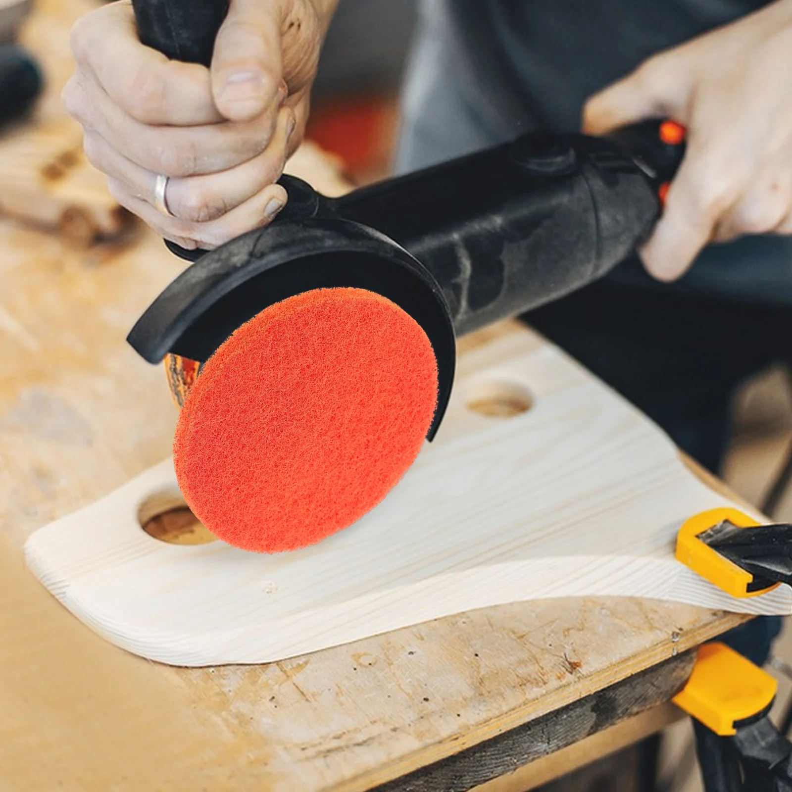 

10 Pcs Electric Sanding Disc Grinding Pad Daily Use Woodworking Polishing Supplies Household Pads Portable
