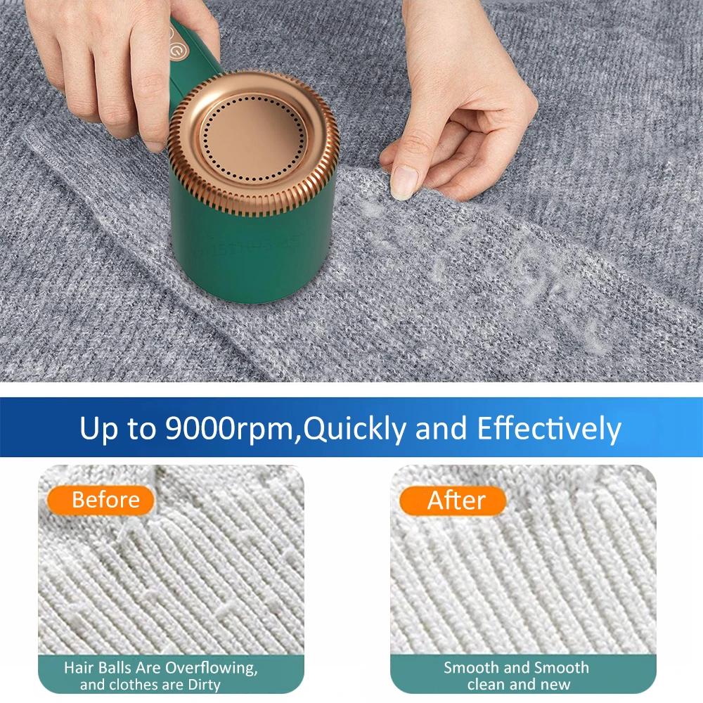 Lint Entferner Für Kleidung Wiederaufladbare Haar Ball Trimmer Fuzz Pellets Kleidung Pullover Stoff Rasierer Elektrische Fluff Lint Remover – Detail 10