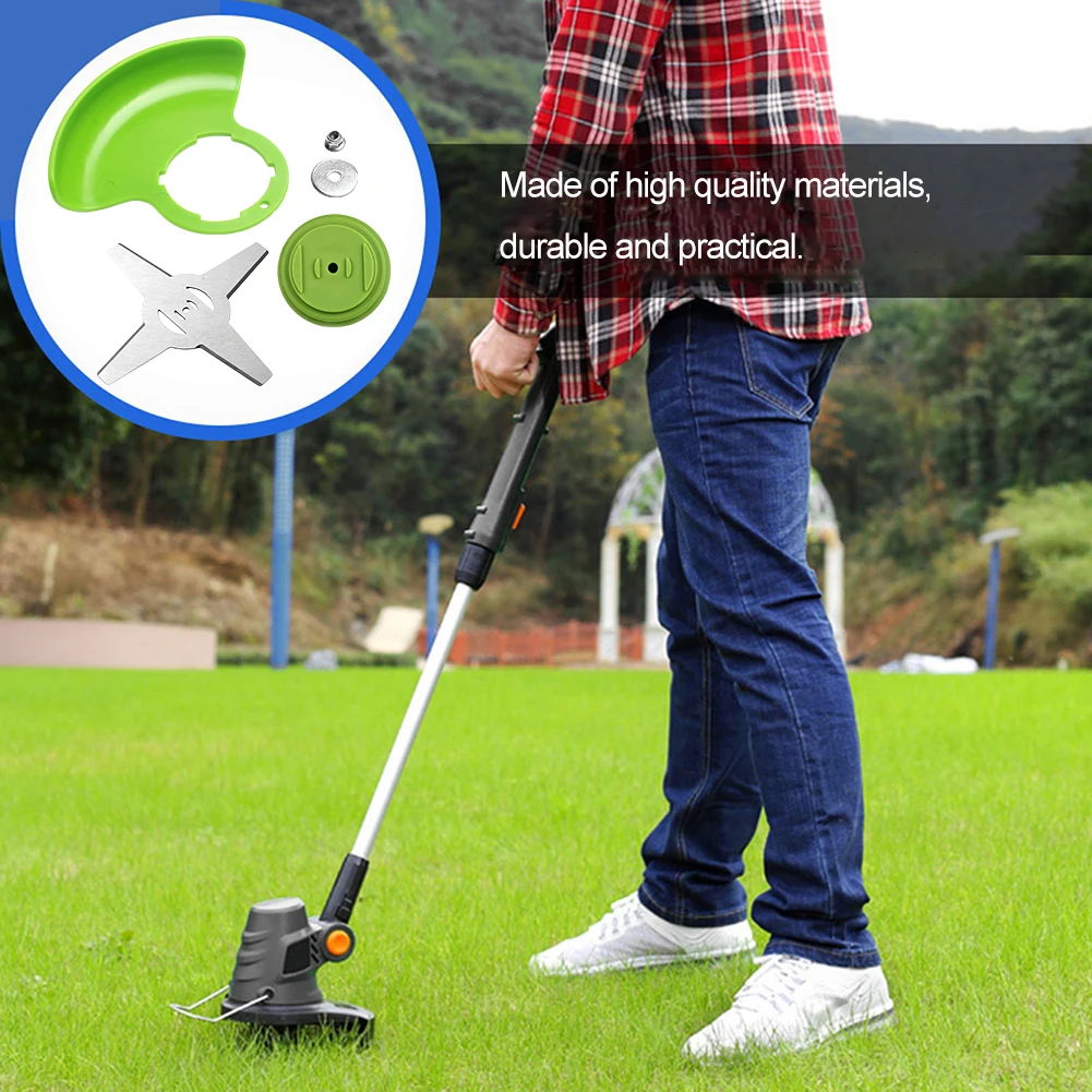 غطاء بلاستيكي وشفرة المنشار مجموعة حماية العشب يربك استبدال غطاء بلاستيكي شفرات تشذيب أدوات كهربائية للحديقة مرفق