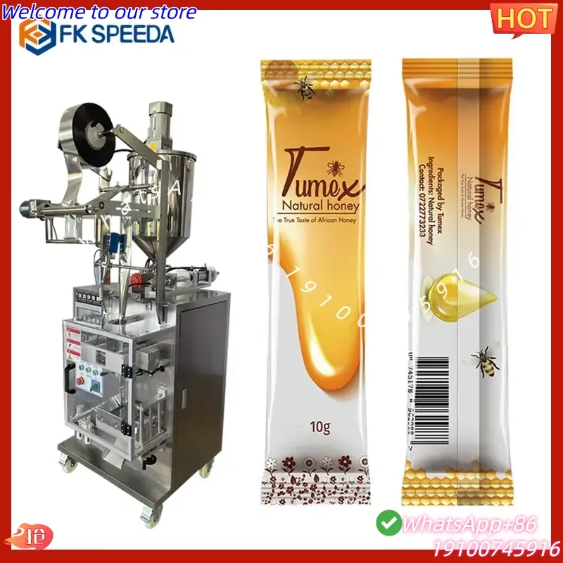 CE Certificate Automatic Special Honey Bag Packing Machine Viscous Liquid Honey Sachet Filling Packing Machine Honey Stick