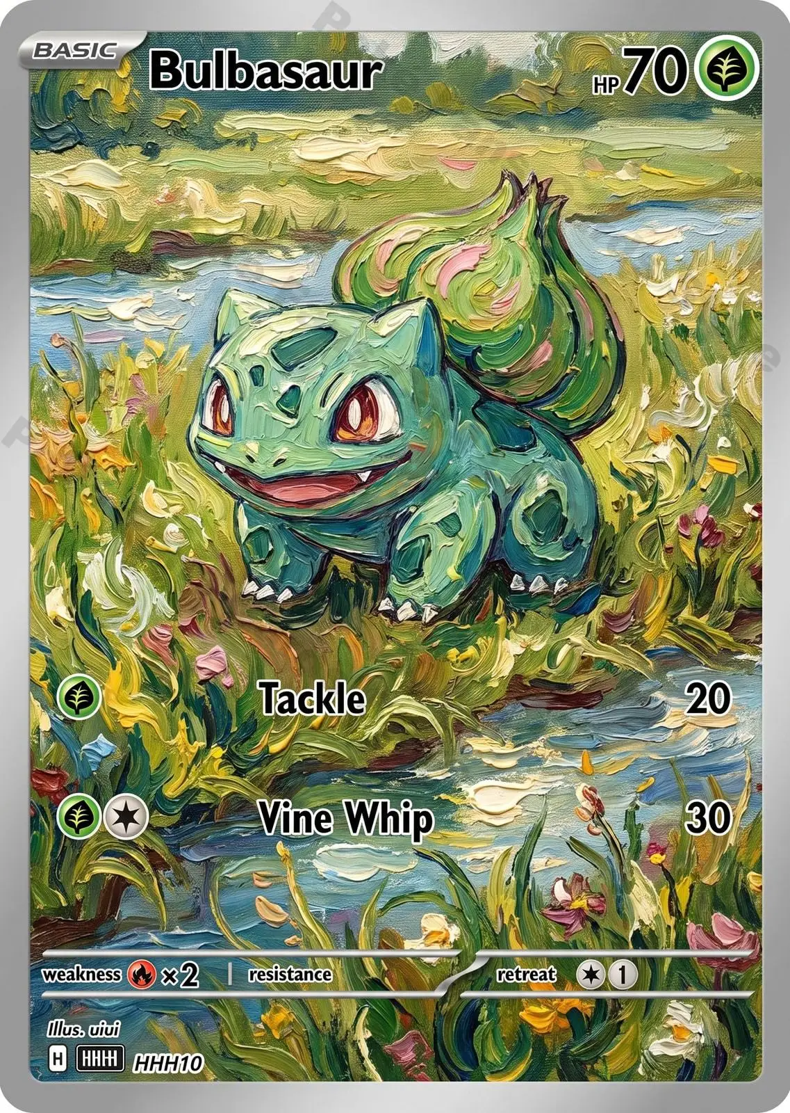 5Pcs PTCG Cards PTCG Oil Painting Style Custom Bulbasaur Eevee Snorlax Mareep Collection Cards Rare Cards Set PTCG Gift