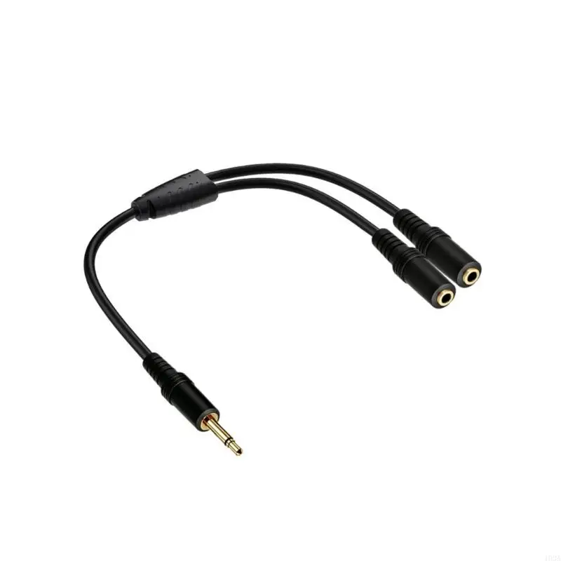 193A 3.5mm Single End Insert To Pair Single End Contact Sound Separator Wire 30cm Golden advice Clear Sound