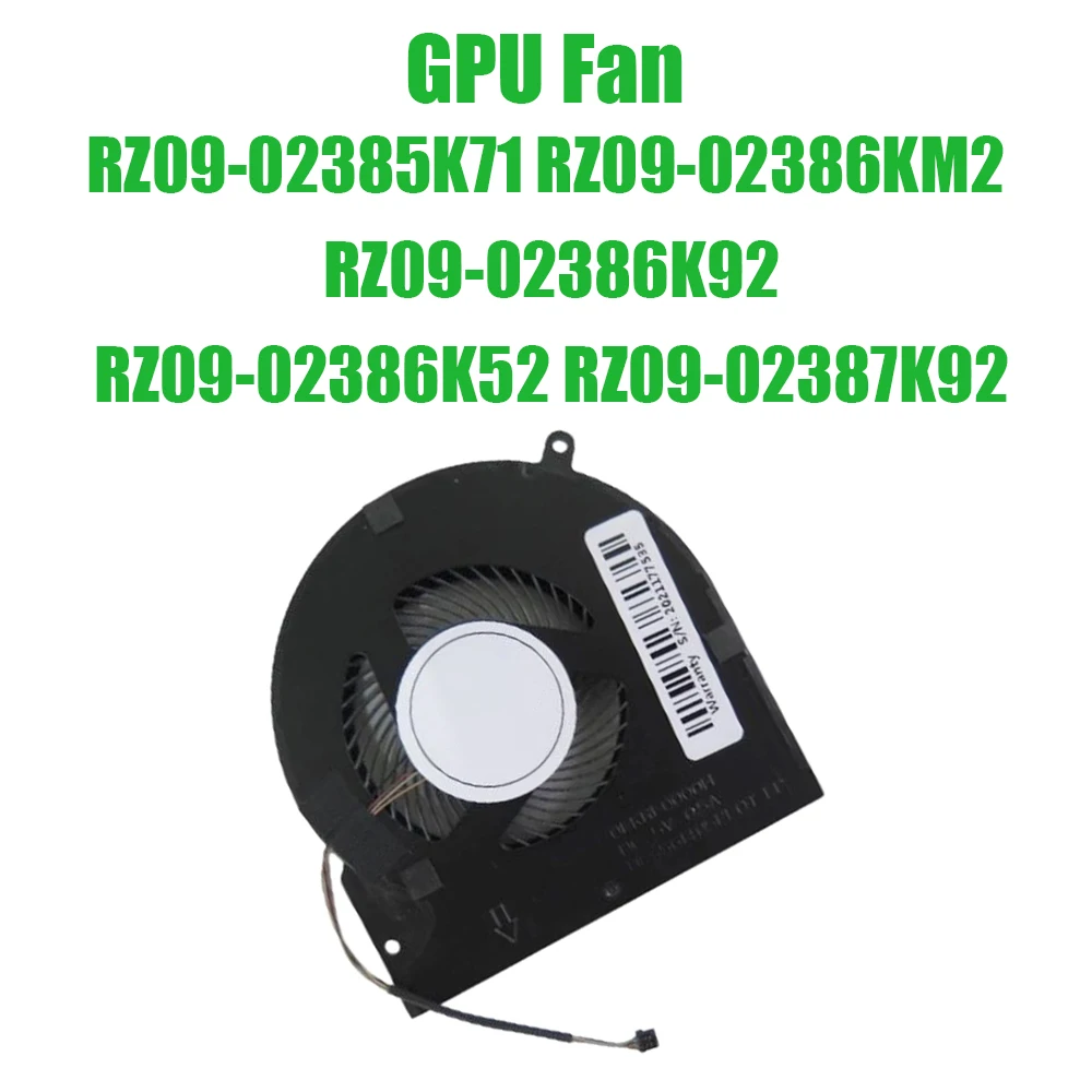 For RAZER For Blade 15.6 RZ09-02385K71 RZ09-02386KM2 RZ09-02386K92 RZ09-02386K52 RZ09-02387K92 5V 0.5A GPU Fan