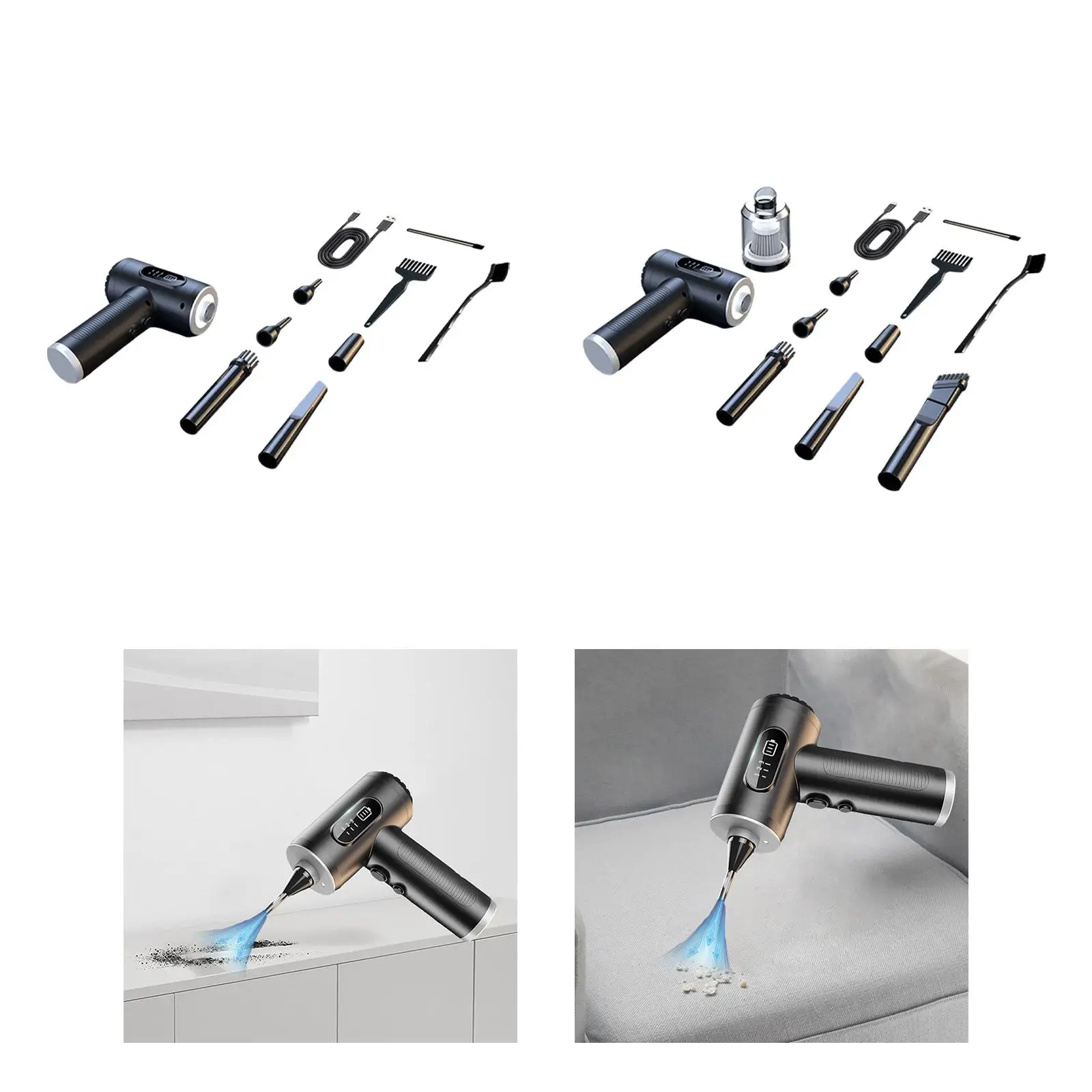 Automotive Vacuum Cleaner Protable Hand Vacuum for Car Carpet Computer