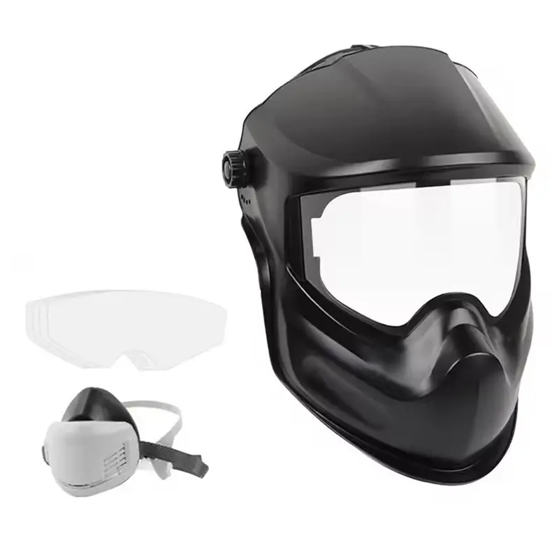 

Сварочная маска ABVJ для дуговой сварки, шлифовки и резки труб, с большим обзорным окном