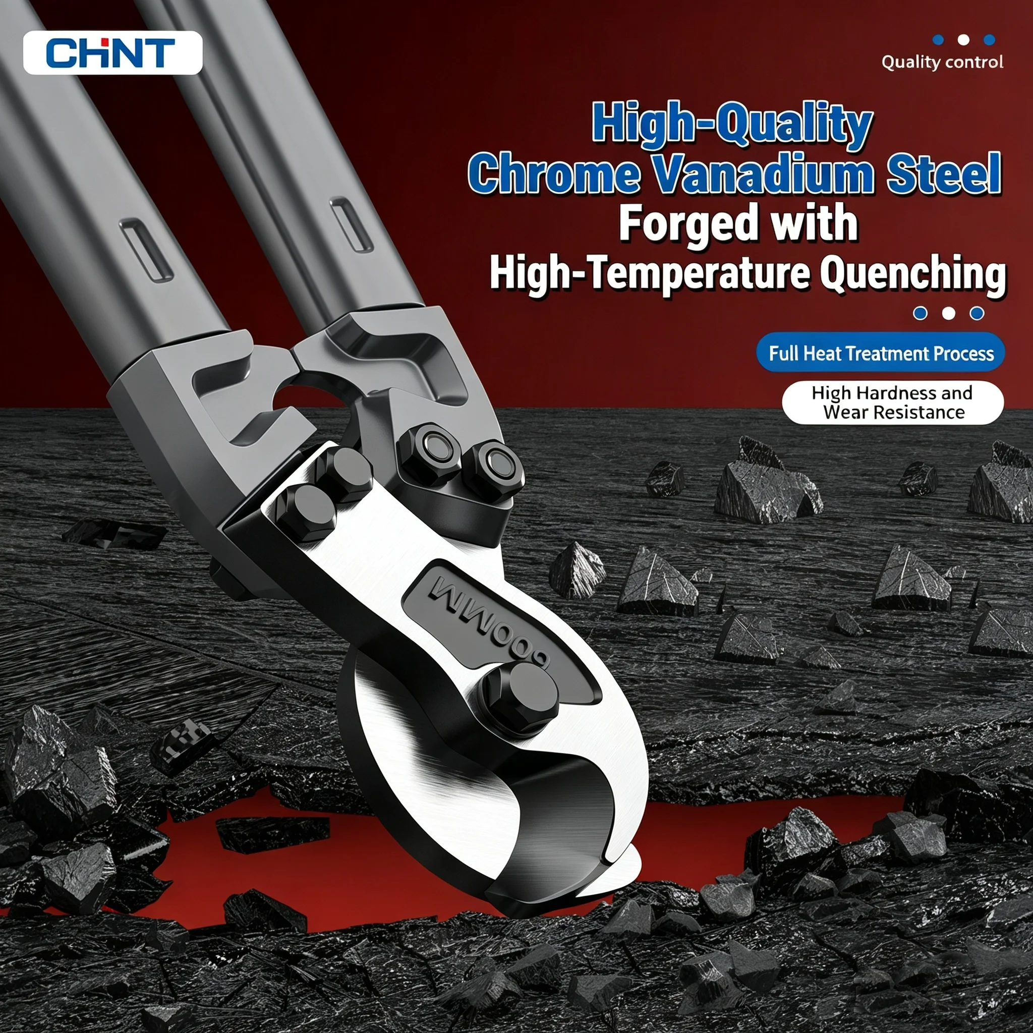 Heavy Duty Industrial Cable Cutter Plier Thickened Blade Wire Rope Cutting Scissors for Copper Aluminum Cable