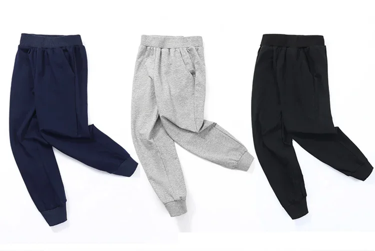 Herbst Winter Kinder Teenager Jungen Casual Sport Hosen Fleece Hosen Jogger Hose für Kinder Lose Sweatpant Warme Jungen Kleidung – Detail 7