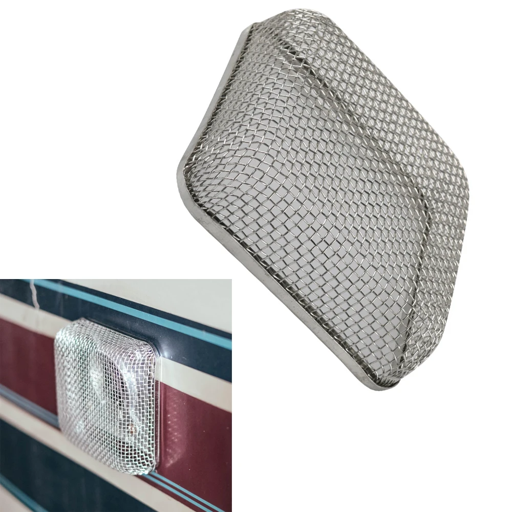 RV Furnace Insect Screen Steel Mesh Cover RV Furnace/Water Heater/Battery Vent Cover & Install Tool RV Heater Vent Cover