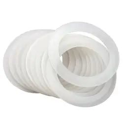 10Pcs Silicone Airtight Sealing Rings Gaskets for Mason Jar Lids Storage CapDEC889