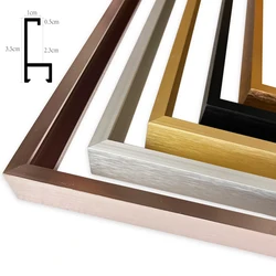5 Colors 40x50 Gold Black Metal Canvas Prints Frames Kit Silver Aluminum alloy Frame Bars for Wall Art Painting Frame Wall Decor
