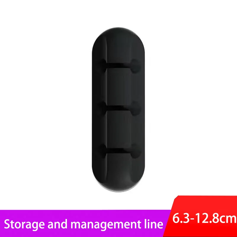 

Cable Organizer Silicone USB Cable Winder Desktop Tidy Management Clips Cable Holder For Mouse Keyboard Headphone Wire Organizer