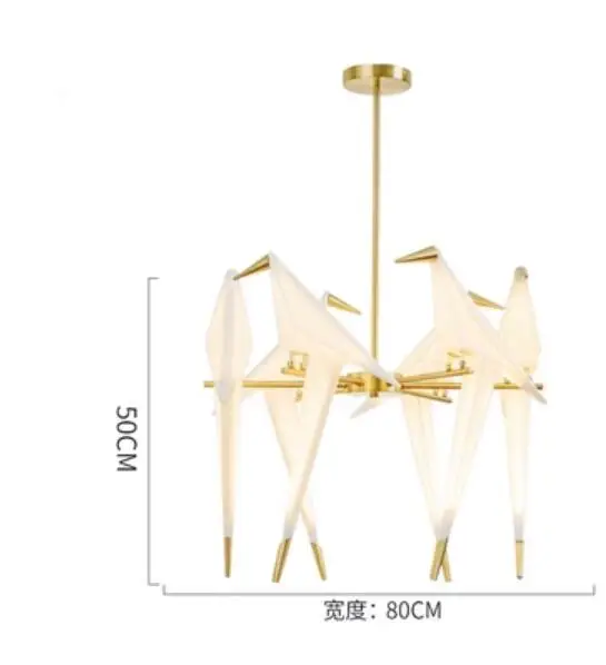 Baars Licht Kroonluchters Designer Vogel Lampen Voor Restaurant Woonkamer Kinderkamer Origami Lamp Slaapkamer Kamerverlichting