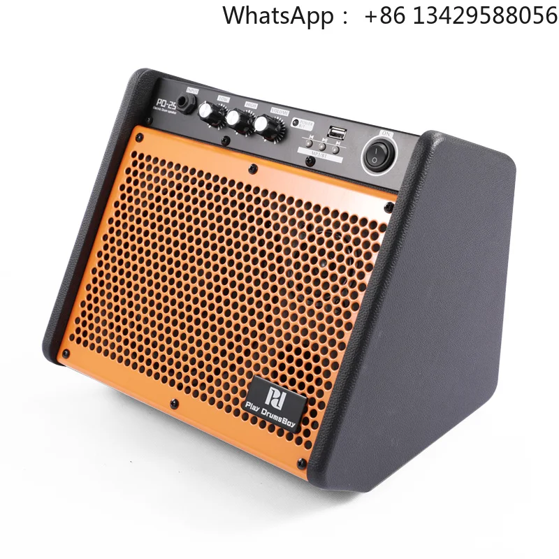 High Quality PD-25 Electric Drum Amplifier 25W Power Top Security Latest Design Portable Speaker Musical Instrument Accessory