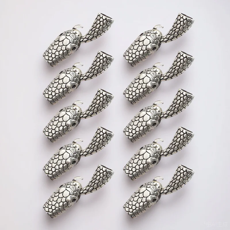 

10Pairs Alloy Snake Head Bracelet Toggle Clasps Jewelry Findings for Necklace Bracelet Making Snake Hook Necklace Clasps