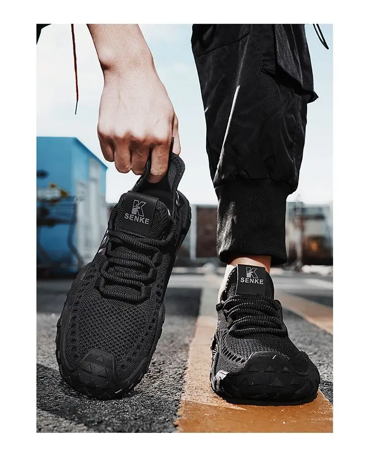 Herren 2026 Neue Sommer Mesh-Sneaker Leichte Lauf- und Sportschuhe Atmungsaktive Weiche Sohle Rutschfeste Freizeitschuhe – Detail 10