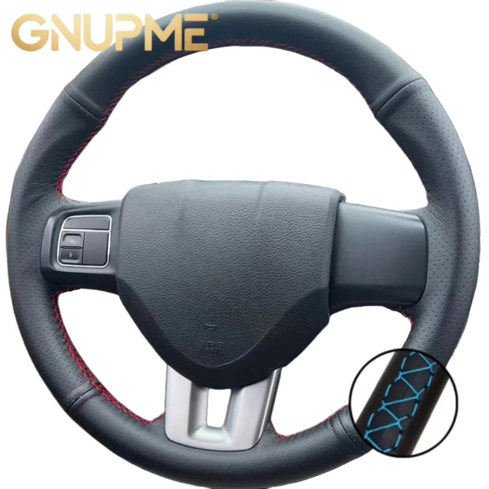 

Custom Car Steering Wheel Cover Microfiber Leather Anti-Slip And Comfortable For Fiat 500 Viaggio Dodge Avant Steering Wrap ﻿