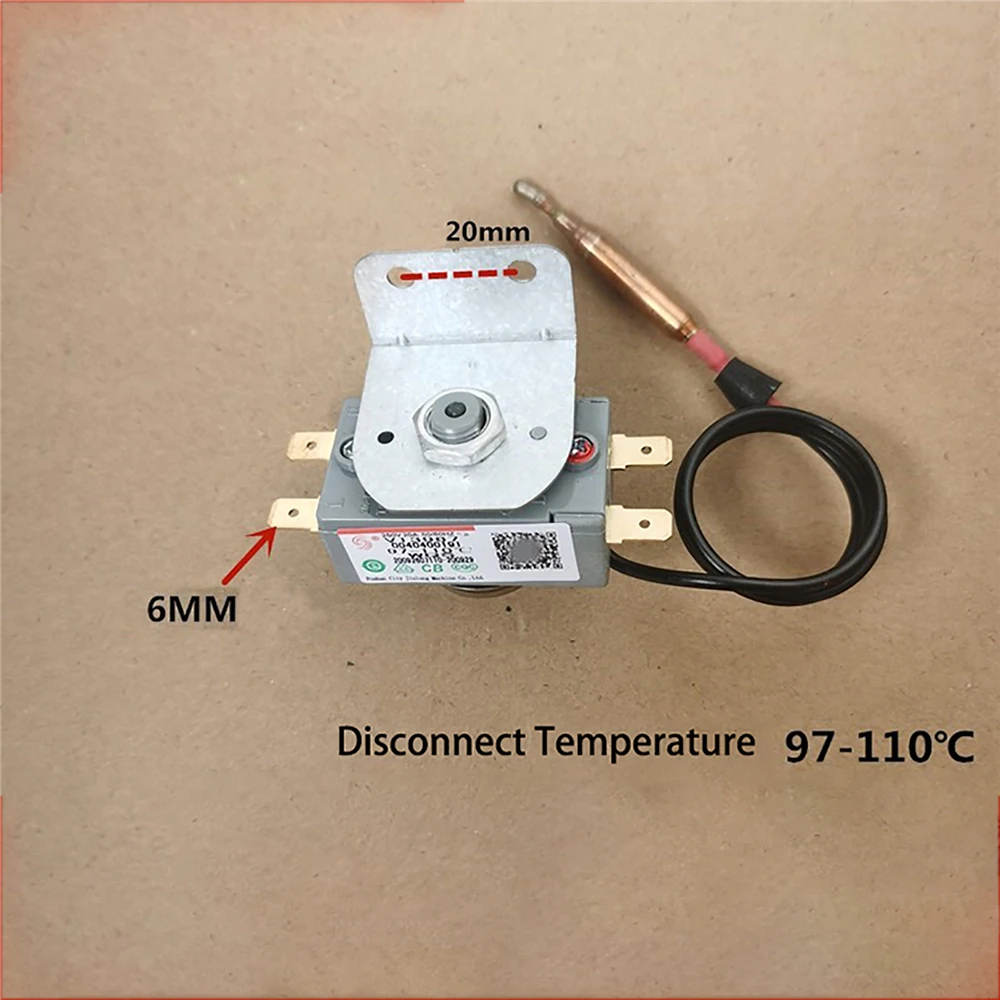 1pc Brand New Thermostat Thermal Protector V13967 0040400191 Reset Switch Temp Limiter 97-110℃ For Haier Water Heater