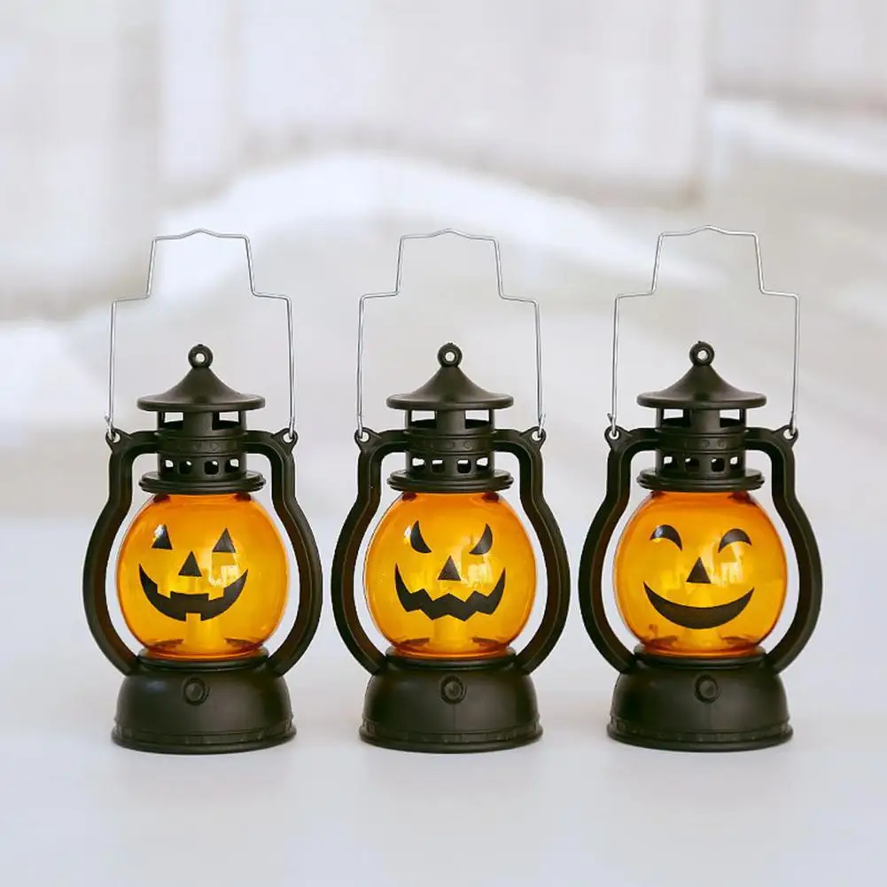 Guirnalda de luces Led para interiores y exteriores, decoración de Casa Encantada, fantasma de calabaza, crea ambiente para fiesta de Halloween y hogar