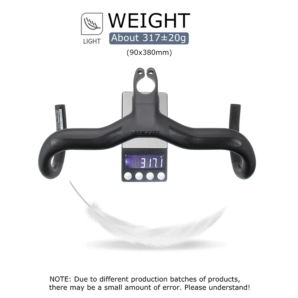 Syncros Creston IC SL المقود الكربوني المتكامل مع الكمبيوتر لدراجة الطريق كابل داخلي توجيه Di2 31.8 مللي متر 28.6 مللي متر Conveterr #6